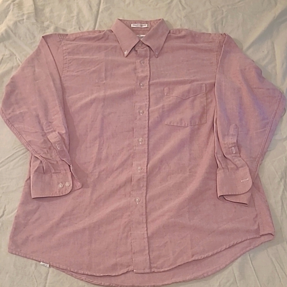 Red Oxford Dress Shirt